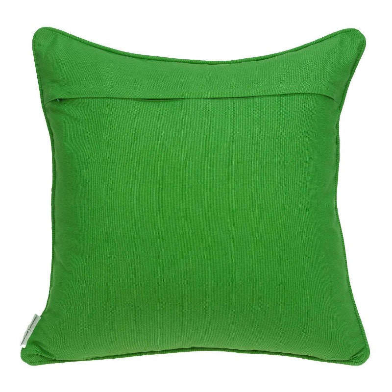 Traditional Green and White Accent Pillow 20"x20" - Image 2