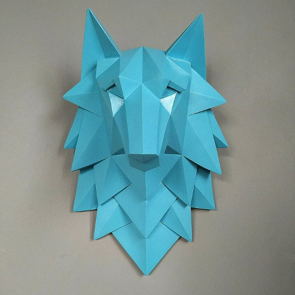 Wolf Head Sculpture Wall Decor - Image 6
