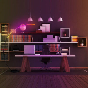 Alternative view of RGB Modern Curve Lamp, Mood Lighting