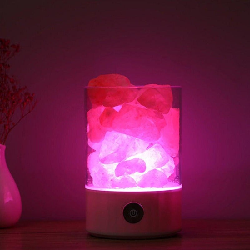 Pure Himalayan Crystal Salt Lamp - Image 2