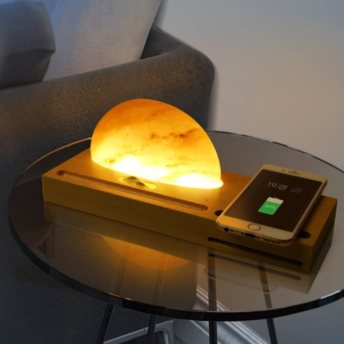 Himalayan Salt Lamp Wireless Charger - Image 4