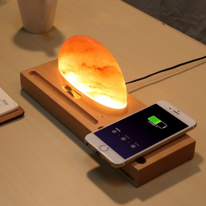 Himalayan Salt Lamp Wireless Charger - Image 5
