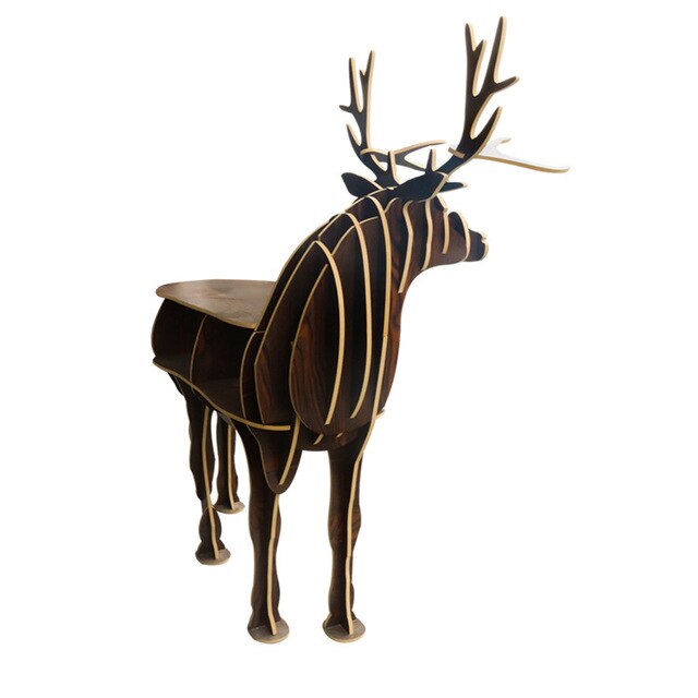 Majestic Wooden Elk Bookcase 55.9"H - Image 4