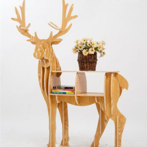 Alternative view of Majestic Wooden Elk Bookcase 55.9"H