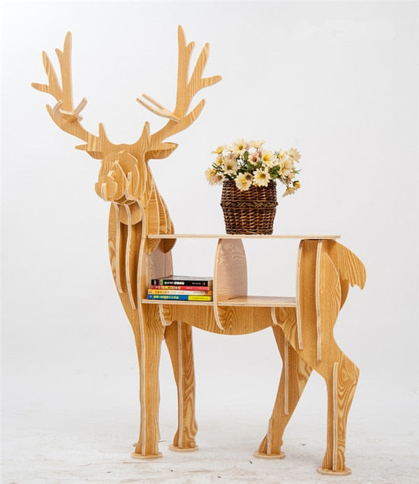 Majestic Wooden Elk Bookcase 55.9"H - Image 2