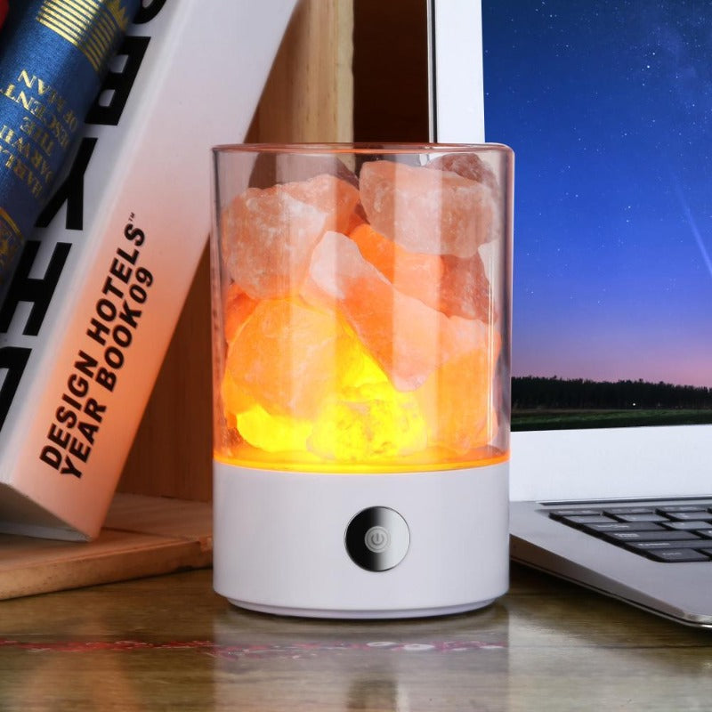 Pure Himalayan Crystal Salt Lamp - Image 3