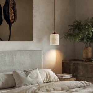 Alternative view of Sora Travertine Pendant