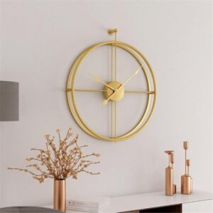 Aplos Round Metal Wall Clock
