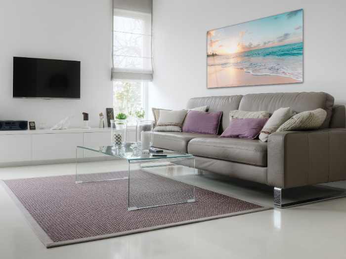 Glass Wall Art -Sea & Waves 18"x28" - Image 4