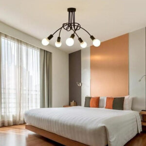 Alternative view of Modern Loft Chandelier
